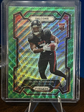 Panini 2023 Prizm Rookies Bijan Robinson Green Wave Prizm RC Falcons #305 picture