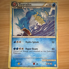 The Pokémon Company Gyarados 4/123 HeartGold SoulSilver Reverse Holo Eng 2010 picture