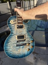 2018 Gibson Les Paul Standard Premium Quilt Ocean Water Perimeter AAA + OHSC picture