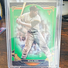 2022 Topps Triple Threads Willie Mays #50 Emerald Serial Numbered /259 Giants picture