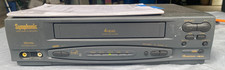 Symphonic SL240A 4-Head VHS VCR w/ Owner's Manual Parts Repair Won't Eject picture