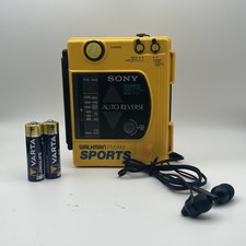 Sony WM-F73 Sports Walkman AM/FM Cassette Player Fully Serviced Restored Tested picture