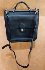 VINTAGE Coach Willis  Legacy Bag 9927 Black Leather Nickel Hardware picture