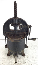 Antique 6 Qt. #31 Cast Iron Enterprise MFG Co. Sausage Fruit Press Stuffer #2092 picture