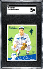 1934 Goudey #35 Ernie Lombardi SGC 5 **HOF Rookie** Extreemly Sharp Colors picture