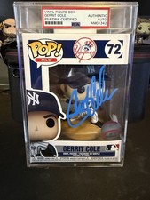 Autographed Gerrit Cole New York Yankees Funko Pop MLB Vinyl Figure Box PSA picture