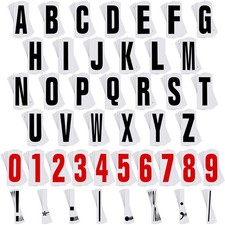 400 Pcs Marquee Sign Letters Flexible Plastic Letters on Flexible Panel for Outd picture