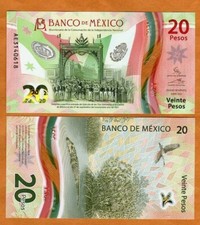 Mexico, 20 Pesos, 2021-2023, Polymer, P-New UNC Commemorative Independence picture