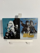 Atomic Blonde Bluray Steelbook Best Buy Exclusive & Hitmans Wife Bodyguard 4k SB picture