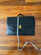 Michelangelo Florence Vintage Leather Briefcase/Handbag Made In Italy picture
