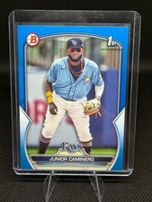 2023 Bowman #BP-61 Junior Caminero Prospects Blue #/150 picture