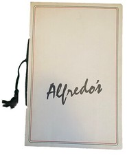Vintage Alfredo's Italian Restaurant Menu Westin South Coast Plaza Costa Mesa CA picture