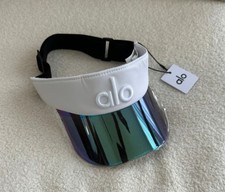 Alo Yoga Airlift Solar Visor Hat White Sun Visor One Size NWT picture
