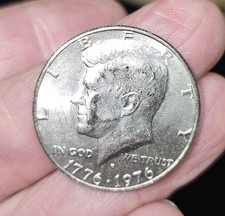 1776-1976 D Bicentennial Kennedy 50c Half Dollar Liberty U.S. Coin Circulated picture