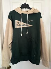 Nike Men’s XL Michigan State Spartans Team Issued Green Hoodie FJ9034-397 NEW picture