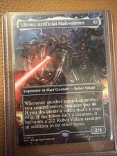 Ultron, Artificial Malevolence Borderless Marvel Super Heroes Regular Magic MTG picture