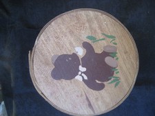 Charming/Hand made-Teddy Bear Pantry Box w/ Lid 8
