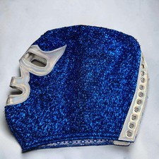 Blue Demon 100% PROFESIONAL Mask Wrestling Lycra - Adjustable - CMLL picture