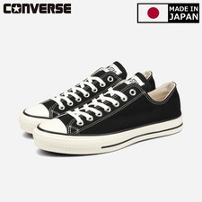 Converse Canvas All Star J OX Black Made in Japan Low Cut New w/ Box 32167431 picture