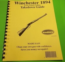 Winchester Model 1894 Lever Action Carbine Takedown Guide – Printed Manual (67) picture