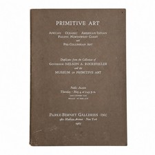 1967 Nelson Rockefeller Primitive Art Auction Catalog Parke-Bernet Annotated picture