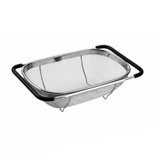Rectangle Kitchen Strainer All-Purpose Stainless Steel Drainer Basket picture