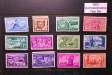 1953 US Commemorative Year Set (Complete) #1017-1028, MNH   picture