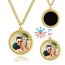 Personalized Heat-Activated Magic Necklace Customized Hidden Picture picture