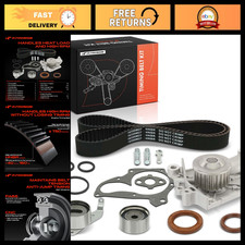 Engine Timing Belt Kit with Water Pump & Tensioner - Complete Replacement Set picture