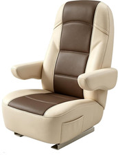 Upgraded Full Leather RV Seat Covers for Captains Chairs Motorhome Camper Traile picture