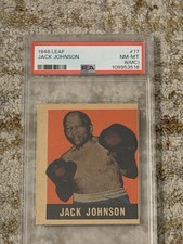 1948 Leaf - Jack Johnson #17 Gray Back picture