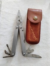 Vintage Leatherman Sideclip Multi-Tool Pocket Knife Pliers 3/98  + 4/98 dated picture