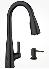 Moen Haelyn Matte Black Motionsense Pulldown Kitchen Faucet 87627EWBL picture