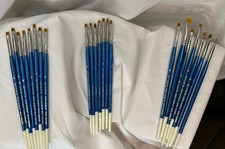  20+ Artist Brush Lot  Vintage Bette Byrd Aqua Sable brushes Craft  Lot #12 picture