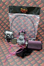 NEW BLASTER 35mm PWK carburetor carb + intake boot + filter + jet kit + cable picture