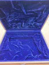 Colt 1911 Wood Presentation Display Case Custom Fitted Velvet Pistol Box 45 ACP picture