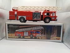Hess 1986 Toy Fire Truck Bank w/Original box Packaging New In Box Please Read picture