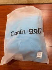 NEW Comfrt x Goli Nutrition Travel Essentials Hoodie Golf Blue Size S KJHU251 picture