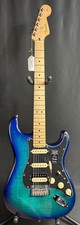 Fender Player Stratocaster HSS Plus Top Electric Guitar Blue Burst w/ Case picture