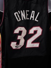 Shaquille O'Neal Miami Heat #32 Signed Jersey - Beckett BAS Witnessed Auth picture