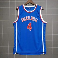 Basketball Jerseys JUGOSLAVIJA 4# PETROVIC Jersey Vintage Throwback all Stitched picture