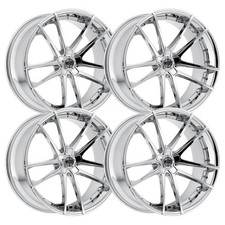 (Set-4) 2Crave N34 20x8.5 5x112 35mm Chrome Wheels Rims 20 Inch picture