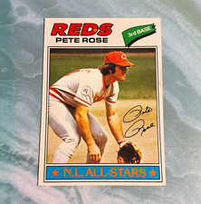 Topps 1977 Topps Pete Rose #450 Cincinnati Reds MLB Base Set Card picture