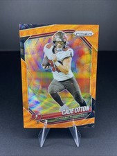 2025 Panini Prizm - Cade Otton #151 Orange Wave Prizm 37/65 SP picture