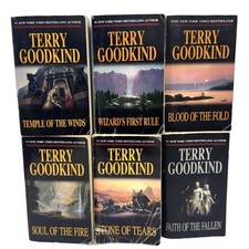 Terry Goodkind Sword of Truth Series Lot of 6 Paperback Books Fantasy picture