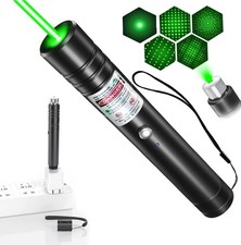 1mw 990Miles Green Laser Pointer Pen USB Rechargeable 532nm Visible Beam Lazer picture