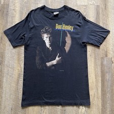 Vintage 1985 Don Henley The Perfect Beast Tour T-Shirt Size Large picture