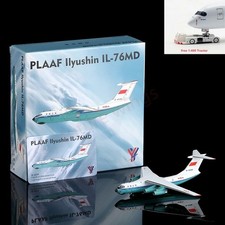 1:400 YY Wings China Air Force  IL-76MD B-4039 Aircraft Model+Free Tractor picture