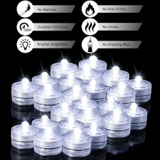 Newhouse Lighting SW132WT/36A Waterproof LED Tea Lights Submersible 36pcs. picture