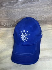 Glasgow Rangers Hat Cap Strap Back Blue New Era One Size FC Scotland Soccer picture